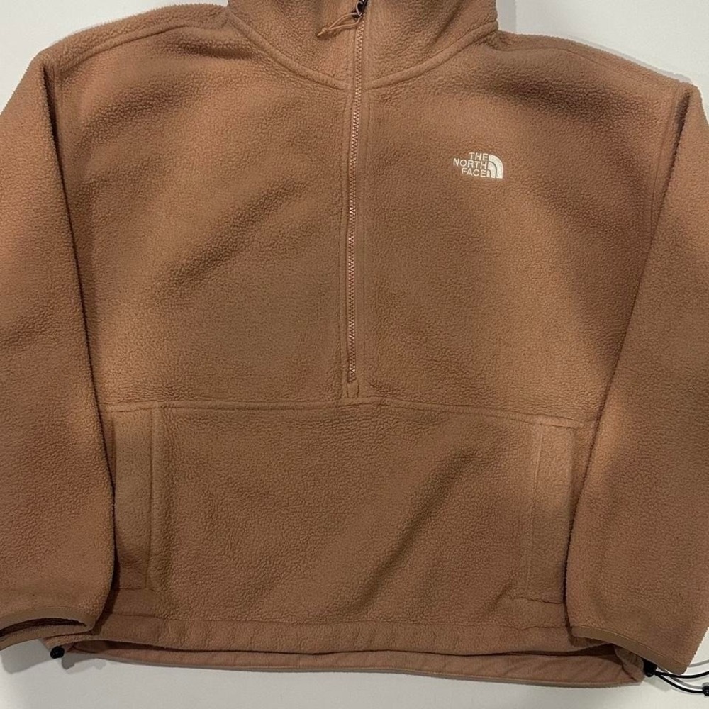 North Face Sherpa Fleece Half Zip woman's XL pullover sweater